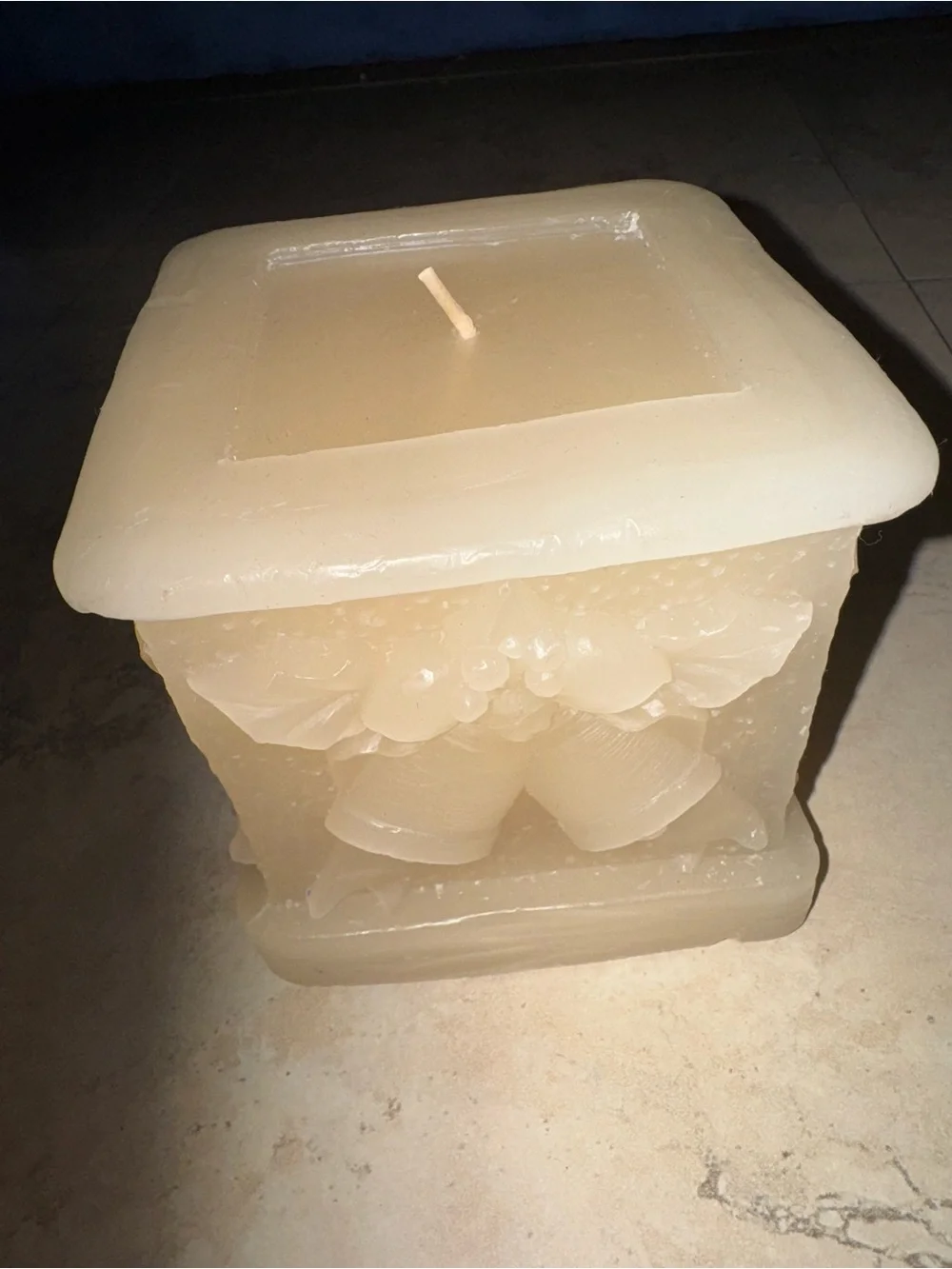 Cream Decorative Bell-Candle - Home Accents